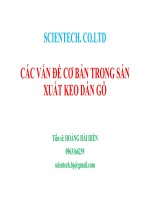 Keo dán gỗ - Giáo dục Đặc biệt - Hoàng Hải Hiền - Thư viện Bài giảng điện tử