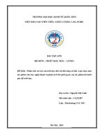 Phân tích vai trò của triết học đối với đời sống xã hội  lựa chọn một tác phẩm văn học nghệ thuật và phân tích thế giới quan của tác phẩm đó dưới góc độ triết học 