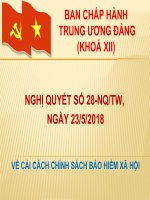 NQ số 28 TW 7 - Lí luận Chính trị - diep hoang dung - Thư viện Bài giảng điện tử