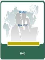 Bài giảng Bệnh về cơ