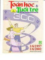 Tạp chí toán học và tuổi trẻ số 300 tháng 6 năm 2002
