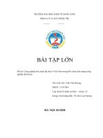 Đề tài công nghiệp hoá, hiện đại hoá ở việt nam trong bối cảnh cách mạng công nghiệp lần thứ tư 