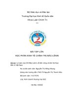 Đề bài lý luận của CN mác lênin về tiền công và liên hệ thực tiễn ở việt nam 