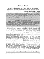 Quan điểm và định hướng về cơ chế chính sách và hạ tầng kỹ thuật để xây dựng và phát triển cơ sở dữ...