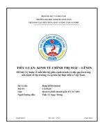 Đề bài lý luận về mối liên hệ giữa cạnh tranh và độc quyền trong nền kinh tế thị trường và sự liên hệ thực tiễn ở việt nam  