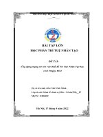 BÀI tập lớn học PHẦN TRÍ TUỆ NHÂN tạo đề tài ứng dụng mạng nơ ron vào thiết kế trí tuệ nhân tạo học chơi flappy bird 