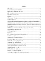 LUẬN VĂN CAO HỌC ĐỀ TÀI THỰC TRẠNG VÀ MỘT SỐ YẾU TỐ ẢNH HƯỚNG ĐẾN ĐÀO TẠO LIÊN TỤC CỦA ĐIỀU DƯỠNG