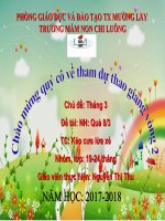 am nhac 1 quà 8/3 - Hoạt động với Đồ vật - Nguyễn Minh Khang - Thư viện Bài giảng điện tử