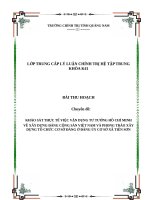 Báo cáo thực tập- Phương hướng nhiệm vụ, giải pháp xây dựng Đảng bộ xã Tiên Hà trong thời kỳ mới