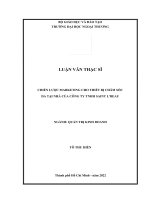 (LUẬN văn THẠC sĩ) CHIẾN lược MARKETING CHO THIẾT bị CHĂM sóc DA tại NHÀ của CÔNG TY TNHH SAINT L’BEAU 