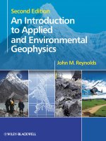 An introduction to applied and environmental geophysics 