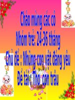 mam non - Hoạt động với Đồ vật - Đào Thị Loan - Thư viện Bài giảng điện tử