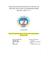 BÀI tập lớn đề bài phân tích định nghĩa vật chất của lenin  chứng minh năng lượng là vật chất 