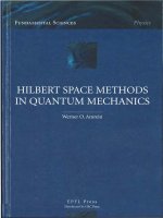 Hilbert space methods in quantum mechanics 