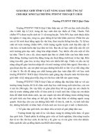 Giáo dục giới tính và kỹ năng giao tiếp, ứng xử cho học sinh tại trường PTDTNT THCS Quỳ Châu