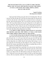 Một số giải pháp nâng cao vai trò của hiệu trưởng trong việc xây dựng môi trường giáo dục phổ thông an toàn, lành mạnh, thân thiện, phòng, chống bạo lực học đường