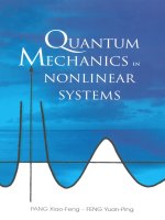 Quantum mechanics in nonlinear systems 