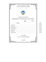 MARKETING MANAGEMENT marketing plan for new product of THG   TH true CEREAL 