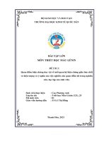 Quan điểm biện chứng duy vật về mối quan hệ biện chứng giữa bản chất và hiện tượng và ý nghĩa của việc nghiên cứu quan điểm đó trong nghiên cứu, học tập của sinh viên  