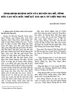 Tình hình ruộng đất của huyện Ba Bể, tỉnh Bắc Cạn nửa đầu thế kỷ XIX qua tư liệu địa bạ