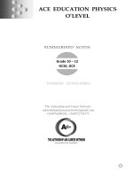 Ace education physics olevel 