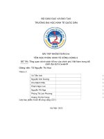 ĐỀ tài tổng quan chính sách hỗ trợ của chính phủ việ  t nam trong bối cảnh đại dịch covid 19 