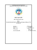 Học thuyết hình thái kinh tế   xã hội và sự vận dụng của đảng ta ở việt nam hiện nay 