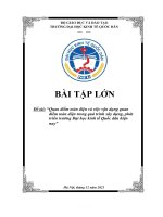 Quan điểm toàn diện và việc vận dụng quan điểm toàn diện trong quá trình xây dựng, phát triển trường đại học kinh tế quốc dân hiện nay 