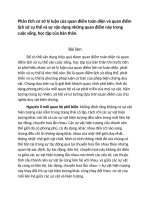 Phân tích cơ sở lý luận của quan điểm toàn diện và quan điểm lịch sử cụ thể và sự vận dụng những quan điểm này trong cuộc sống, học tập của bản thân