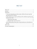 BTHK 9,5đ môn Luật Đất Đai  Với tư cách là đại diện chủ sở hữu toàn bộ đất đai, Nhà nước có quyền gì đối với đất đai? Anh (Chị) có nhận định gì về thực tiễn thực thi các quyền của Nhà nước đối với đất đai trong thời gian qua?