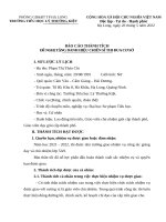 Báo cáo chiến sĩ thi đua cơ sở (Đã in và nộp chuẩn )