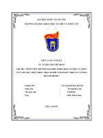 CHỦ đề SINH VIÊN TRƯỜNG đại học KHOA học xã hội và NHÂN văn với VIỆC THỰC HIỆN học đi đôi với HÀNH THEO tư TƯỞNG hồ CHÍ MINH 