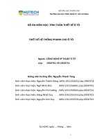 ĐỒ án môn học TÍNH TOÁN THIẾT kế ô tô THIẾT kế hệ THỐNG PHANH CHO ô tô 