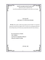 Hãy tìm hiểu và phân tích quan điểm của Hồ Chí Minh về cơ cấu kinh tế trong thời kỳ quá độ lên chủ nghĩa xã hội ở Việt Nam Sự vận dụng quan điểm nêu trên của Đảng