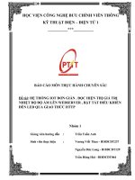 HỆ THỐNG IOT đơn GIẢN   đọc HIỆN THỊ GIÁ TRỊ NHIỆT độ độ ẩm lên WEBSERVER , bật tắt điều KHIỂN đèn LED QUA GIAO THỨC HTTP 