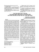 Thay đổi kiến thức thái độ phòng bệnh viêm gan b của người dân xã trung nguyên huyện yên lạc tỉnh vĩnh phúc