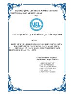 PHÂN TÍCH và làm rõ mối QUAN hệ BIỆN CHỨNG GIỮA HAI CHIẾN lược CÁCH MẠNG, CÁCH MẠNG XHCN ở MIỀN bắc và CÁCH MẠNG DTDCND ở MIỀN NAM TRONG GIAI đoạn 1954 – 1975  