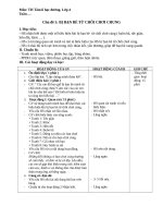 giáo án tâm lí học đường lớp 4