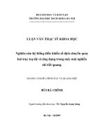 Nghiên cứu hệ thống điều khiển số dịch chuyển quay hai trục toạ độ và ứng dụng trong máy mài nghiền chi tiết quang 