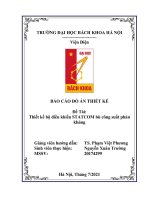 BÁO cáo đồ án THIẾT kế đề tài thiết kế bộ điều khiển STATCOM bù công suất phản kháng 