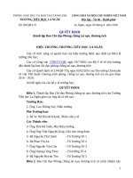 Quyết định thành lập ban chỉ đạo phòng chống tai nạn thương tích