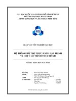 Hệ thống hỗ trợ thực hành lập trình và gợi ý lộ trình thực hành  