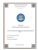 QTNLQT -Liên hệ thực tế tuyển dụng nhân lực quốc tế tại công ty Honda Việt  Nam
