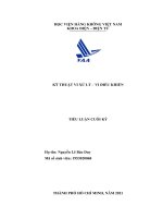 KỸ THUẬT VI xử lý – VI điều KHIỂN TIỂU LUẬN CUỐI kỳ yêu cầu tạo ngắt ở TIMER1 với chu kỳ 1 2 giây  công thức tính toán 