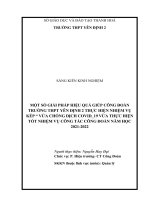 (SKKN 2022) một số giải pháp hiệu quả giúp công đoàn trường THPT yên định 2 thực hiện nhiệm vụ kép vừa chống dịch covid – 19, vừa thực hiện tốt nhiệm vụ công tác công đoàn năm học 2021  2022 