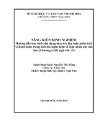 (SKKN 2022) hướng dẫn học sinh vận dụng thao tác lập luận phân tích và bình luận trong kiểu bài nghị luận về một nhân vật văn học (chương trình ngữ văn 11) 