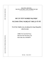 Nghiên cứu, mô phỏng bộ ly hợp bằng phần  mềm Inventor