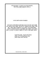 (SKKN 2022) sử dụng mô hình lớp học đảo ngược kết hợp kỹ thuật dạy học tích cực trong dạy học chủ đề tiêu hoá ở động vật nhằm nâng cao hiệu quả học tập, giúp rèn luyện và phát triển tư duy cho học sinh 