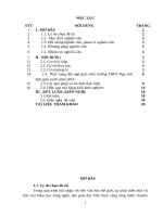 (SKKN 2022) Một số giải pháp góp phần nâng cao chất lượng đội ngũ giáo viên trường THPT Nga Sơn