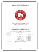 Tiểu luận luật thương mại (1) 